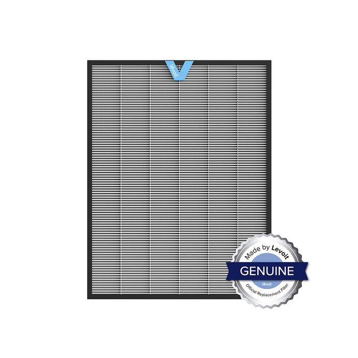 Levoit EverestAir replacement filter, pleated grid panel with dark frame