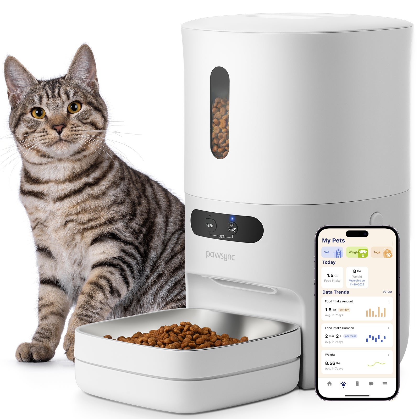 Pawsync Smart Pet Feeder
